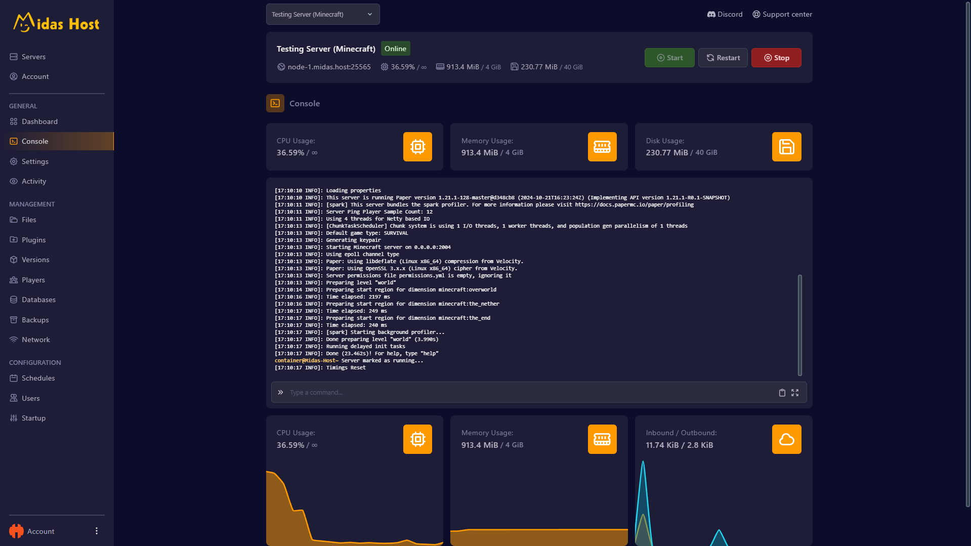 Dashboard